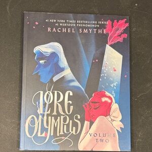 Lore Olympus Volume Two by Rachel Smythe - Blue & Pink Graphic Novel